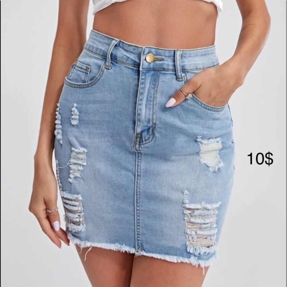 Jean skirt